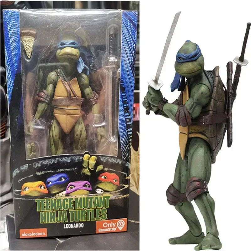 Ninja Turtle Anime Figur Neca 1990 Filmversion Limitierte Edition Actionfigur Modell PVC Statue Sammlungen Geschenke Für Kinder
