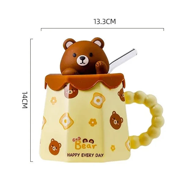 Bunny, Bär und Panda Becher