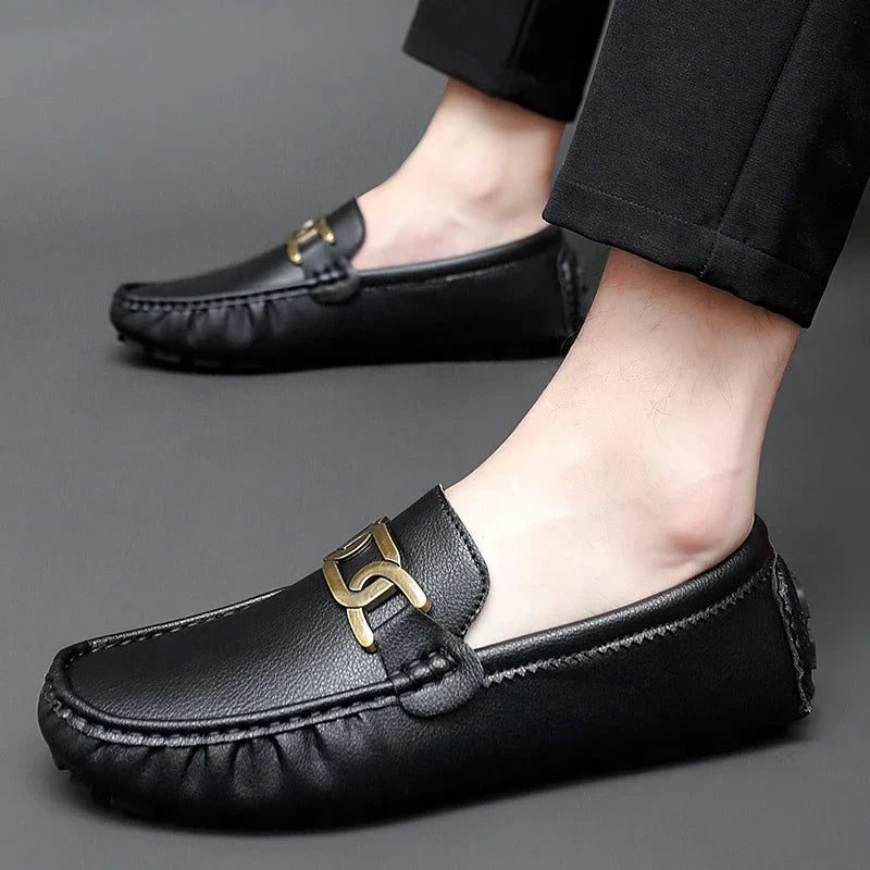 Herren Freizeit Schuhe Atmungsaktive Slipper Sneaker Flach Handgemacht Retro Freizeit Slipper