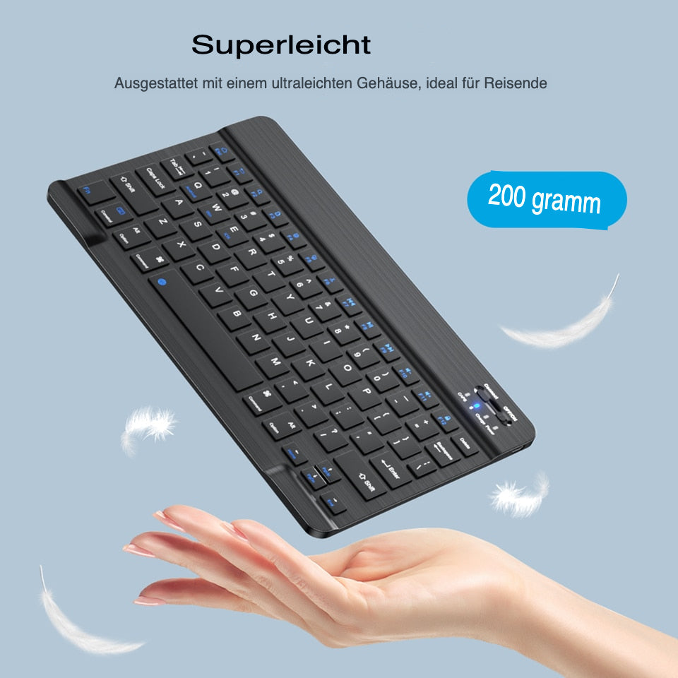 Sandsberg Super tragbare kabellose wiederaufladbare Bluetooth-Tastatur für PC, Android, iOS