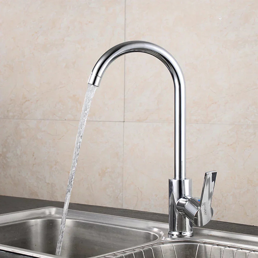 Chromarmatur mit Einhebelmischer – Hochwertige Armatur für Spülen, leicht zu reinigen, langlebig und einfache Installation für moderne Küchen
