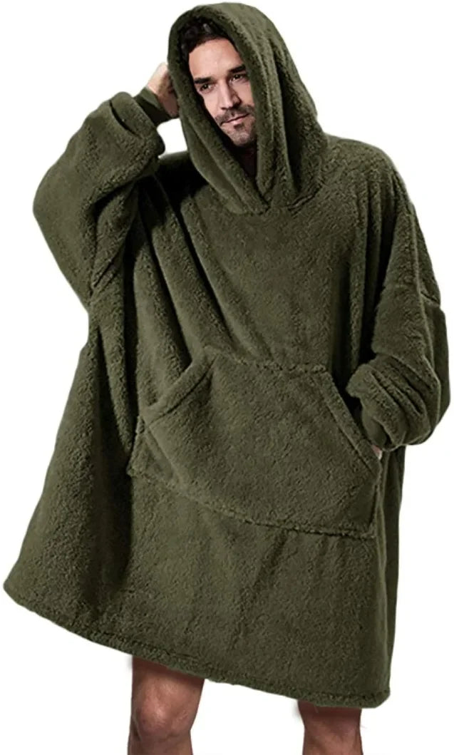 Sandsberg Fleece-Deckenpullover | Kuschelig & Bequem | Perfekt für Zuhause & Unterwegs | In vielen Farben erhältlich