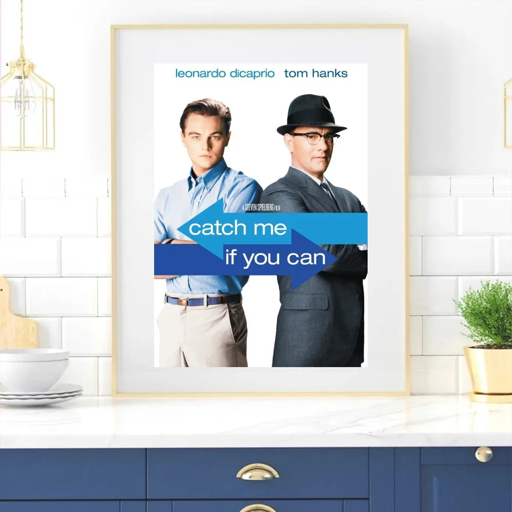 Film Catch Me If You Can Poster Zuhause Zimmerdekoration Wohnzimmer Schlafzimmer Ästhetische Kunst Wandmalerei Aufkleber
