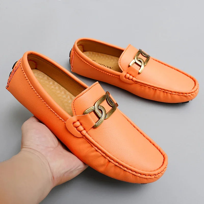 Herren Freizeit Schuhe Atmungsaktive Slipper Sneaker Flach Handgemacht Retro Freizeit Slipper