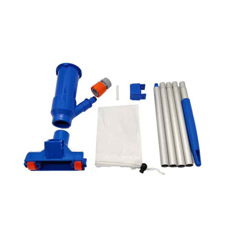 Pool-Saugerreinigungsset: Schwimmbad-Sauger-Set für saubere Böden - Enthält Skimmer und Filter, essentielles Poolreinigungswerkzeug