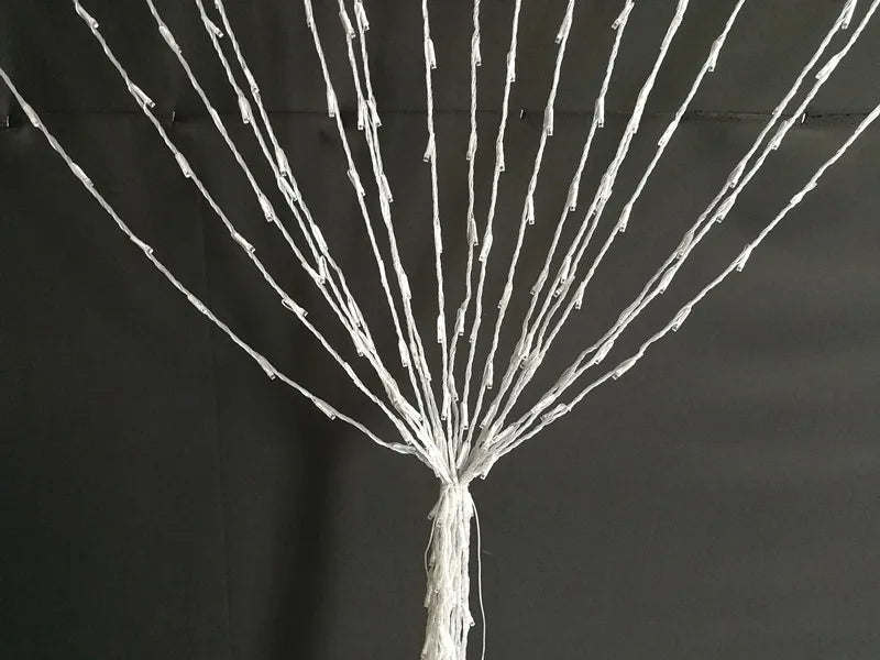 Sandsberg | LED Lichtervorhang mit Farbwechsel – Dekorative Lichterkette für Fenster, Wände und Partys