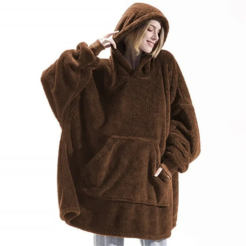 Sandsberg Fleece-Deckenpullover | Kuschelig & Bequem | Perfekt für Zuhause & Unterwegs | In vielen Farben erhältlich