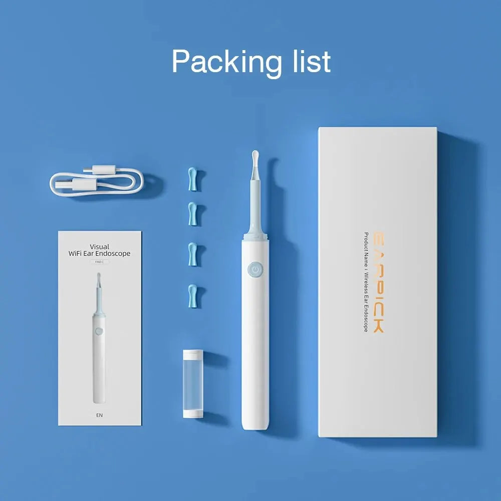 KERUI Smart Wireless Visual Ohrreiniger Löffel Sichere Endoskop Ohrpick 5MP Mini Kamera Ohrenschmalz Entferner Otoskop Ohr Werkzeuge Gesundheitsversorgung