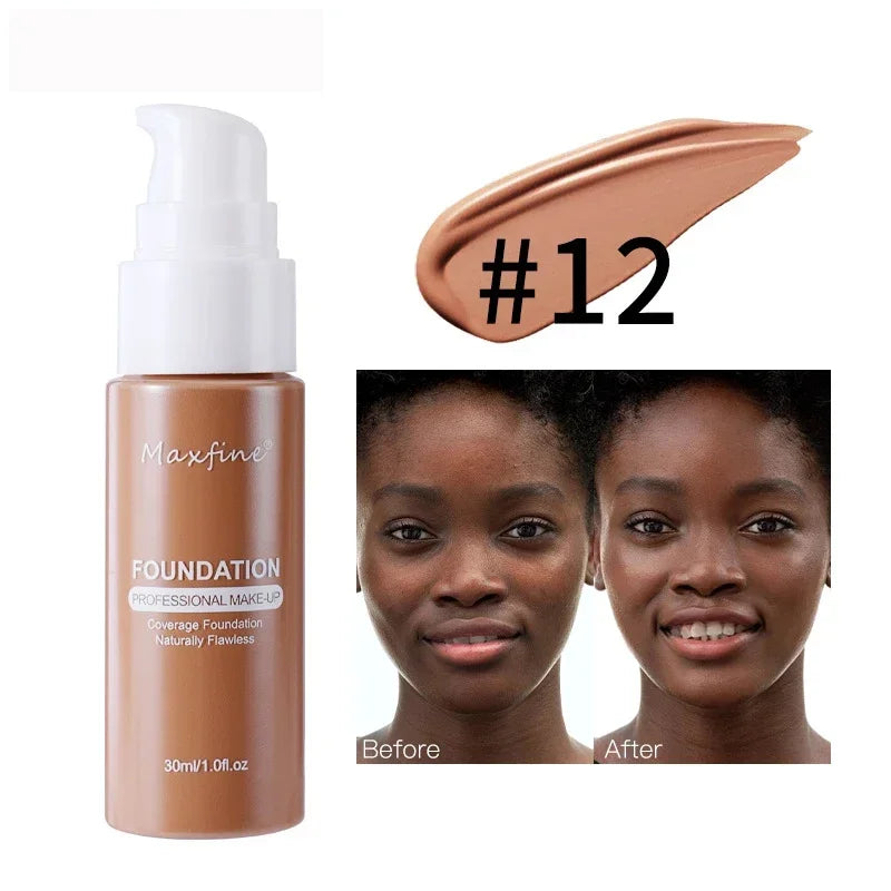 Sandsberg | Flüssige Gesichtsfoundation Creme Öl-Kontrolle BB Creme Matte Basis Aufhellende Concealer Langanhaltende Vollabdeckung Damen Make-up Kosmetik