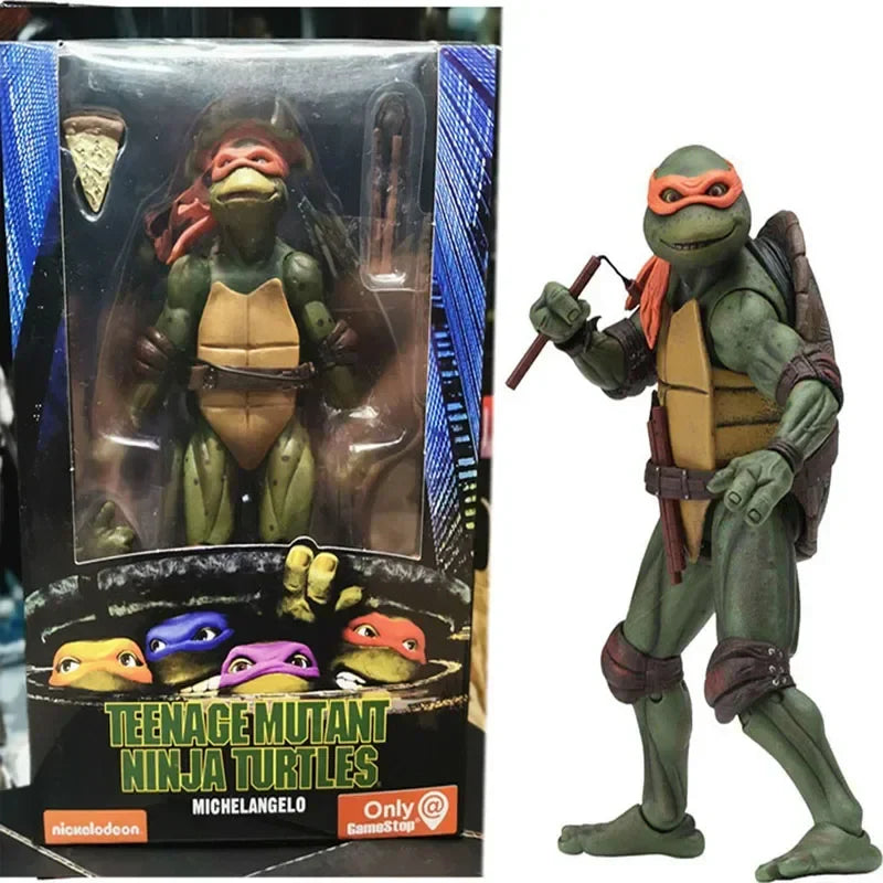 Ninja Turtle Anime Figur Neca 1990 Filmversion Limitierte Edition Actionfigur Modell PVC Statue Sammlungen Geschenke Für Kinder