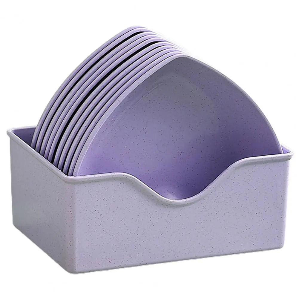 Herzförmige Snackteller Set