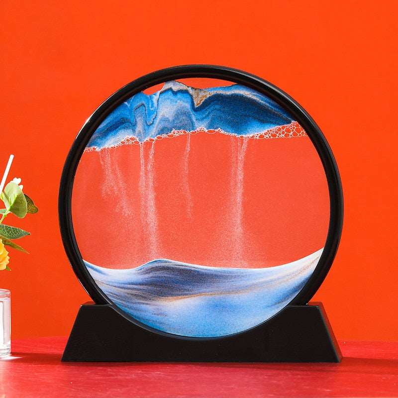 Bewegte 3D-Sandkunst