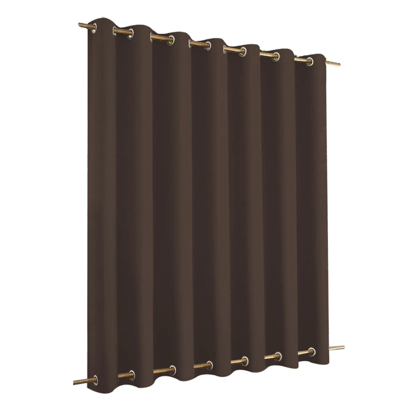 Extra große Blackout winddichte Outdoor-Vorhänge - Wasserdichte Patio-Thermalvorhänge mit Ösen & Ösen - Ideal für Gartenprivatsphäre
