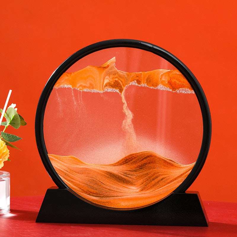 Bewegte 3D-Sandkunst