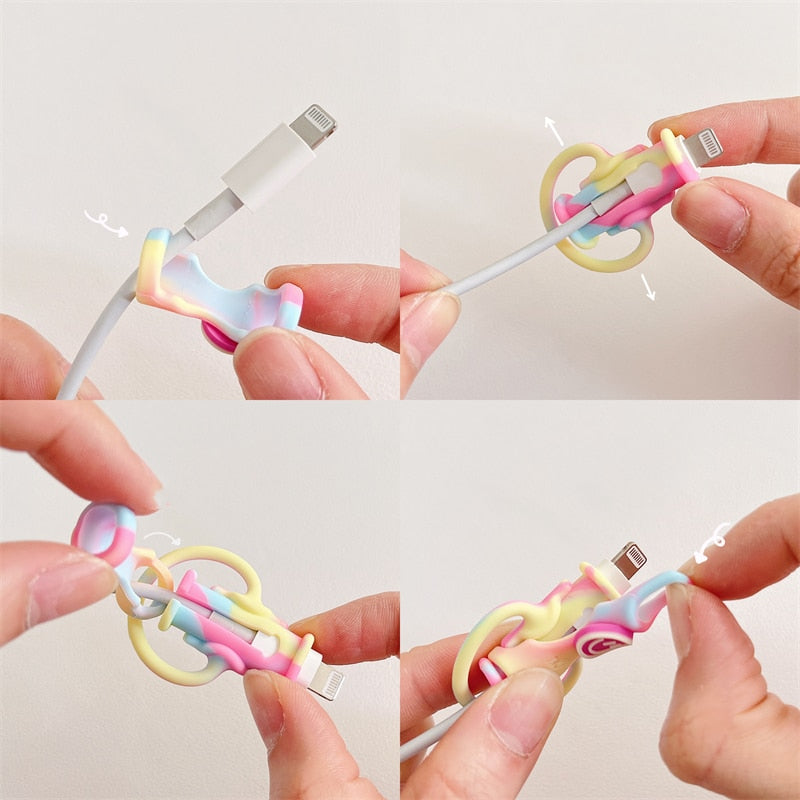 2in1 Universal Einfach Kabel Organizer Clip