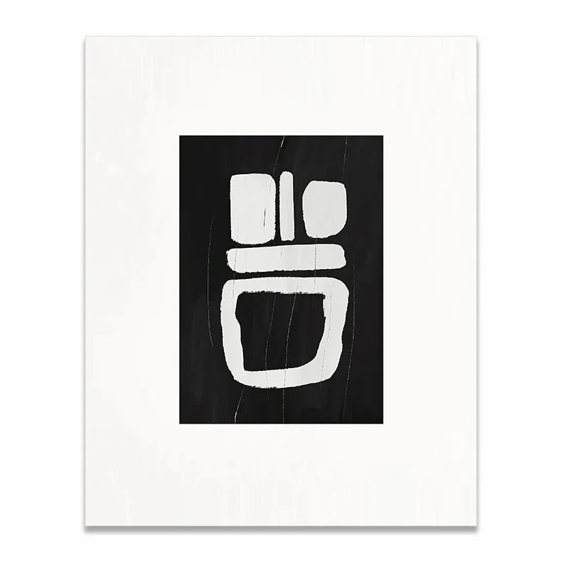 Mittelalterliche Retro-Stil Kollektion Schwarz Weiß Künstler Werke Leinwanddruck Malerei Poster Bild Wandkunst Wohnzimmer Wohnkultur
