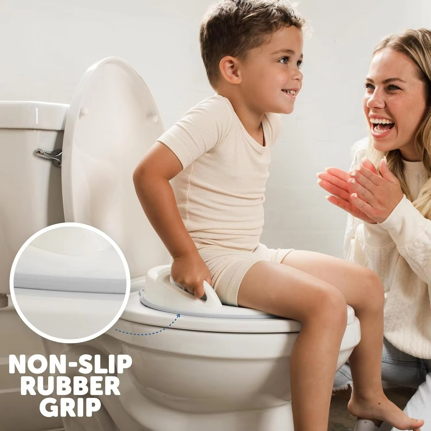 Sandsberg | Sicherer und bequemer Töpfchensitz für Kleinkinder mit leicht zu greifenden Griffen