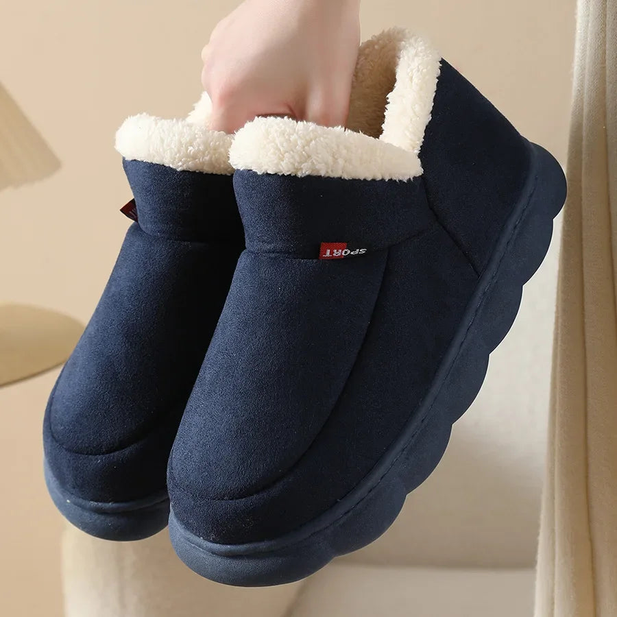 Winter Warme Dicke Pantoffeln | Komfortable Indoor Hausschuhe