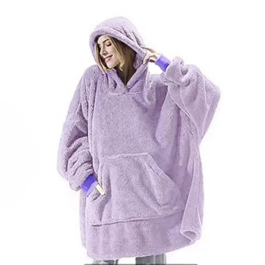 Sandsberg Fleece-Deckenpullover | Kuschelig & Bequem | Perfekt für Zuhause & Unterwegs | In vielen Farben erhältlich