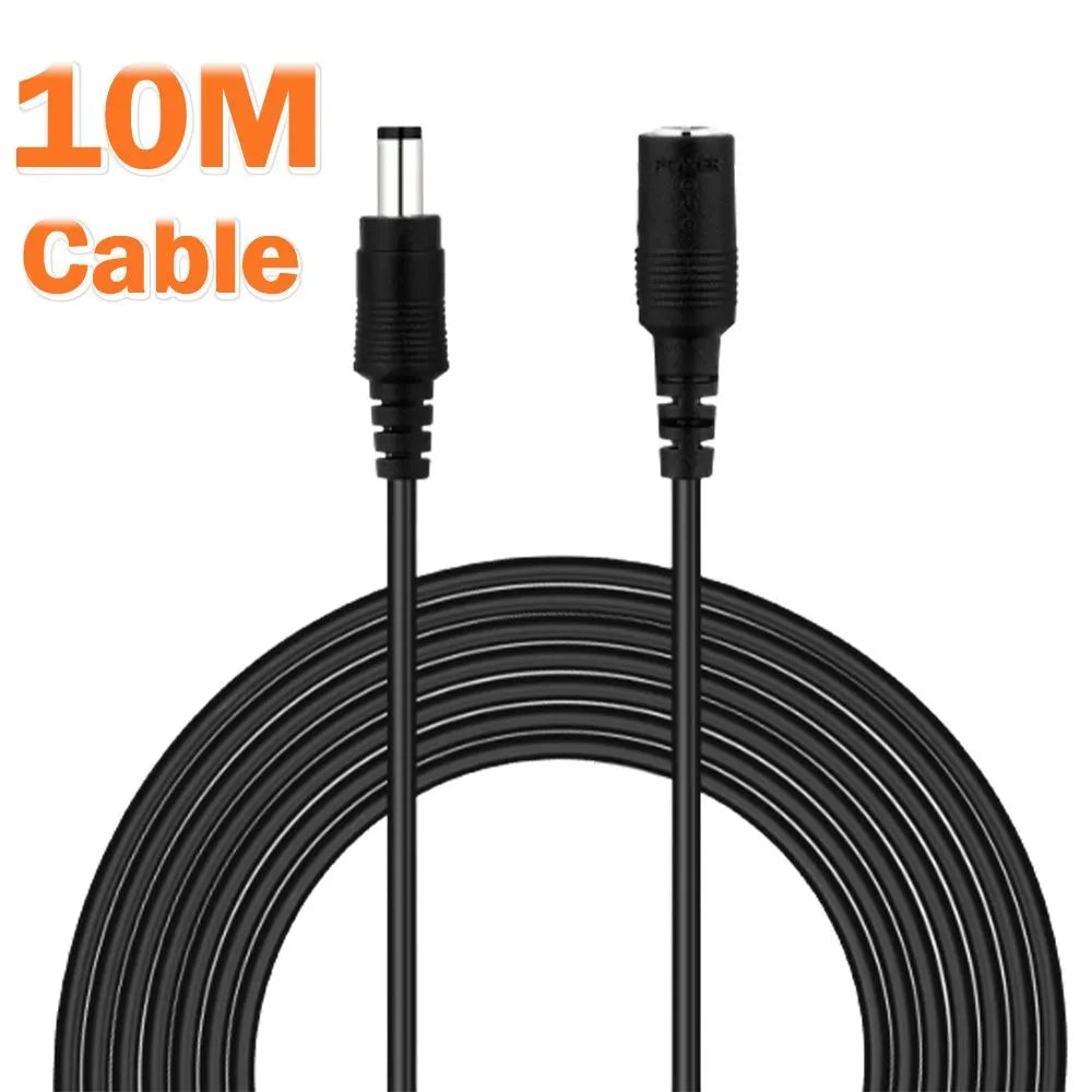 DC 12V Netzadapter Verlängerungskabel 5,5*2,1mm Stecker Buchse Stromkabel Verlängerung Draht 1M 2M 3M 5M 10M Kabel für CCTV Kamera Router