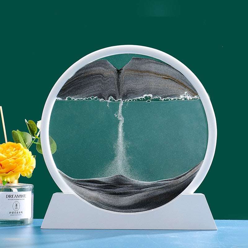 Bewegte 3D-Sandkunst