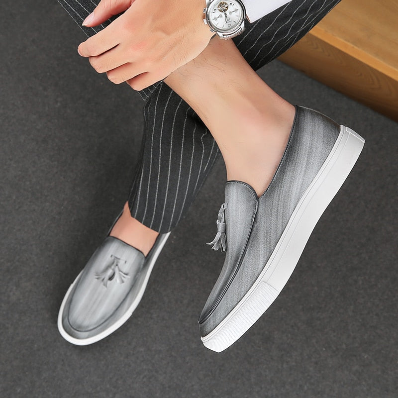 Lässige Sommerschuhe aus Leder für Herren