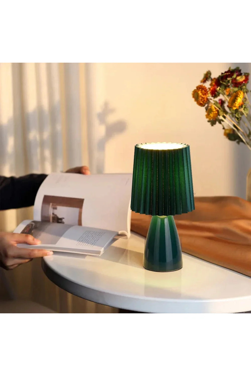 Milkshake LED Falten Nachttischlampe