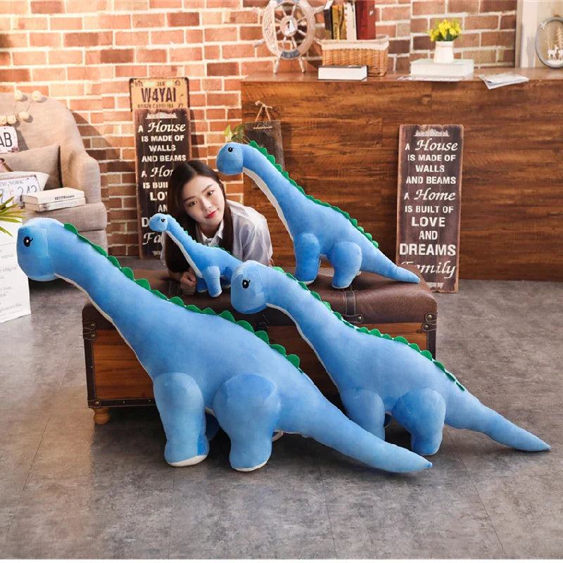 Riesen Plüsch Diplodocus Dinosaurier Kissen 150cm Süßes Stofftier für Kinder Perfektes Geburtstagsgeschenk!