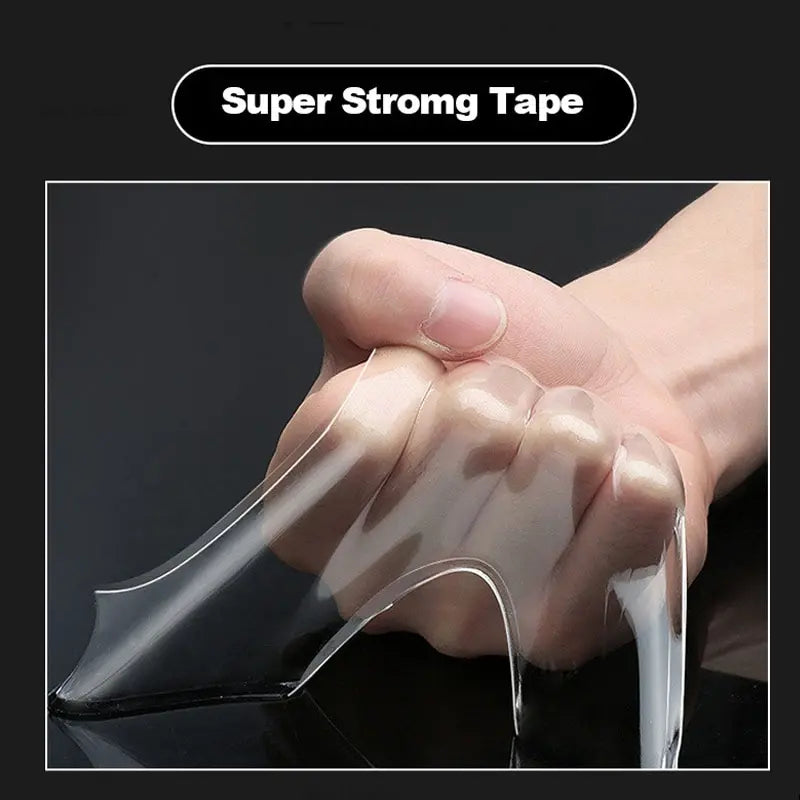 Nano Tape Super Strong Doppelseitiges Klebeband Transparent Wiederverwendbare Wasserdichte Bänder Wärmebeständigkeit Badezimmer Heimdekoration