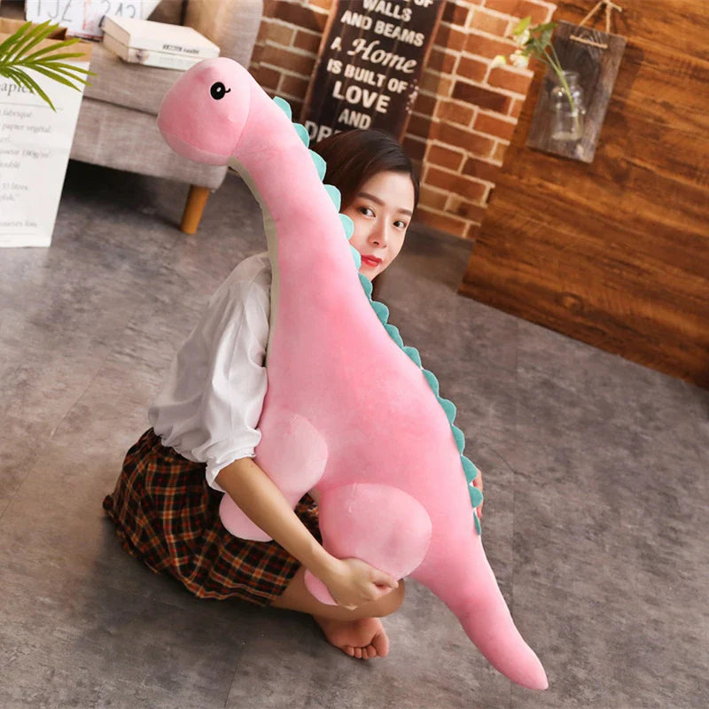 Riesen Plüsch Diplodocus Dinosaurier Kissen 150cm Süßes Stofftier für Kinder Perfektes Geburtstagsgeschenk!