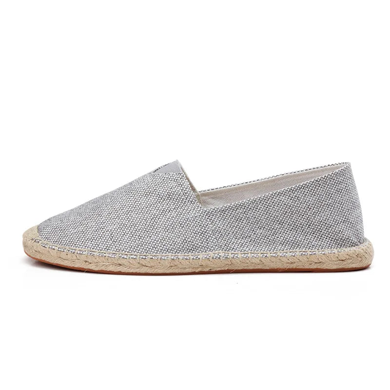 Frühling Sommer Damen Freizeit Schuhe Flach Damen Slip-On Stoffschuhe Atmungsaktiv