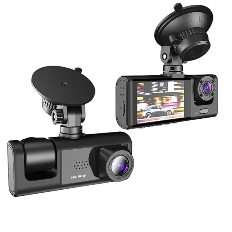 Sandsberg | 3-Kanal 1080P Dashcam mit Triple-Objektiv & Innenaufzeichnung