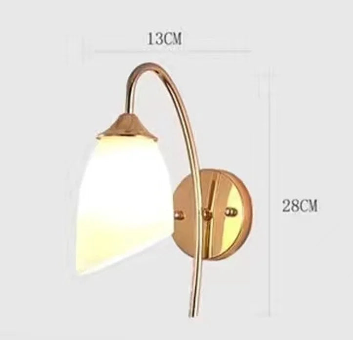 Moderne LED Gold Glaskugel Wandleuchte für Innenbeleuchtung Dekoration