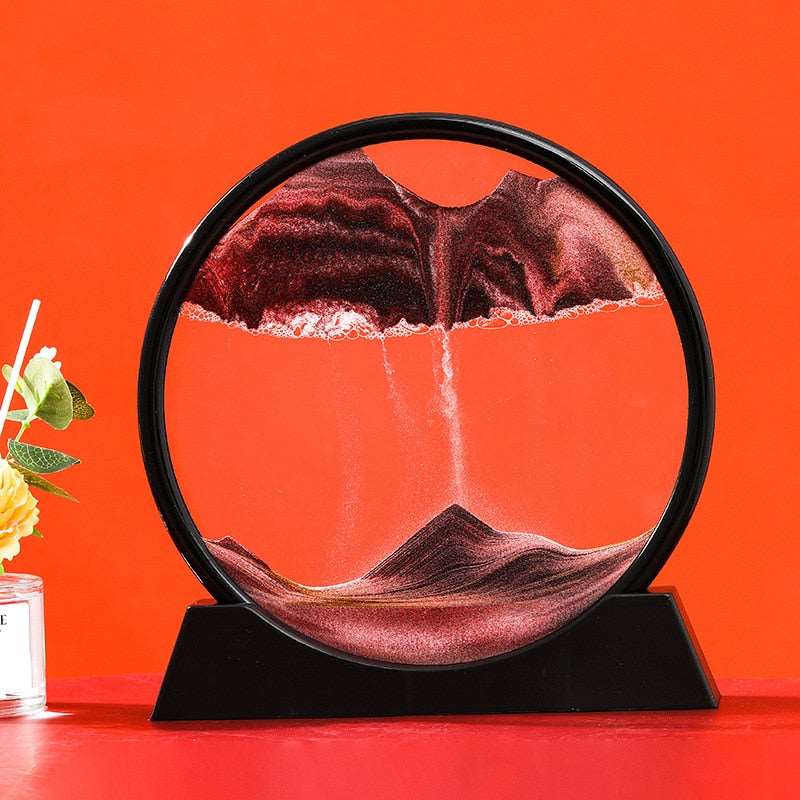 Bewegte 3D-Sandkunst