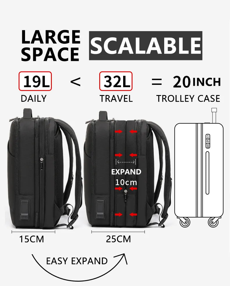Business Time USB Lade Reise Tasche