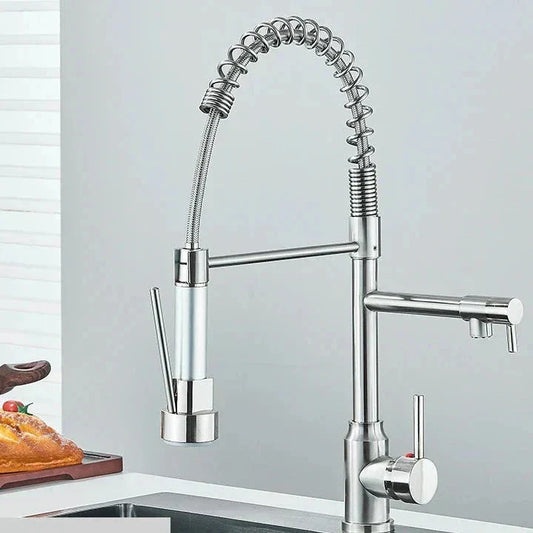 Sandsberg | NickelFlex – Küchenarmatur mit 360° Schwenkfunktion