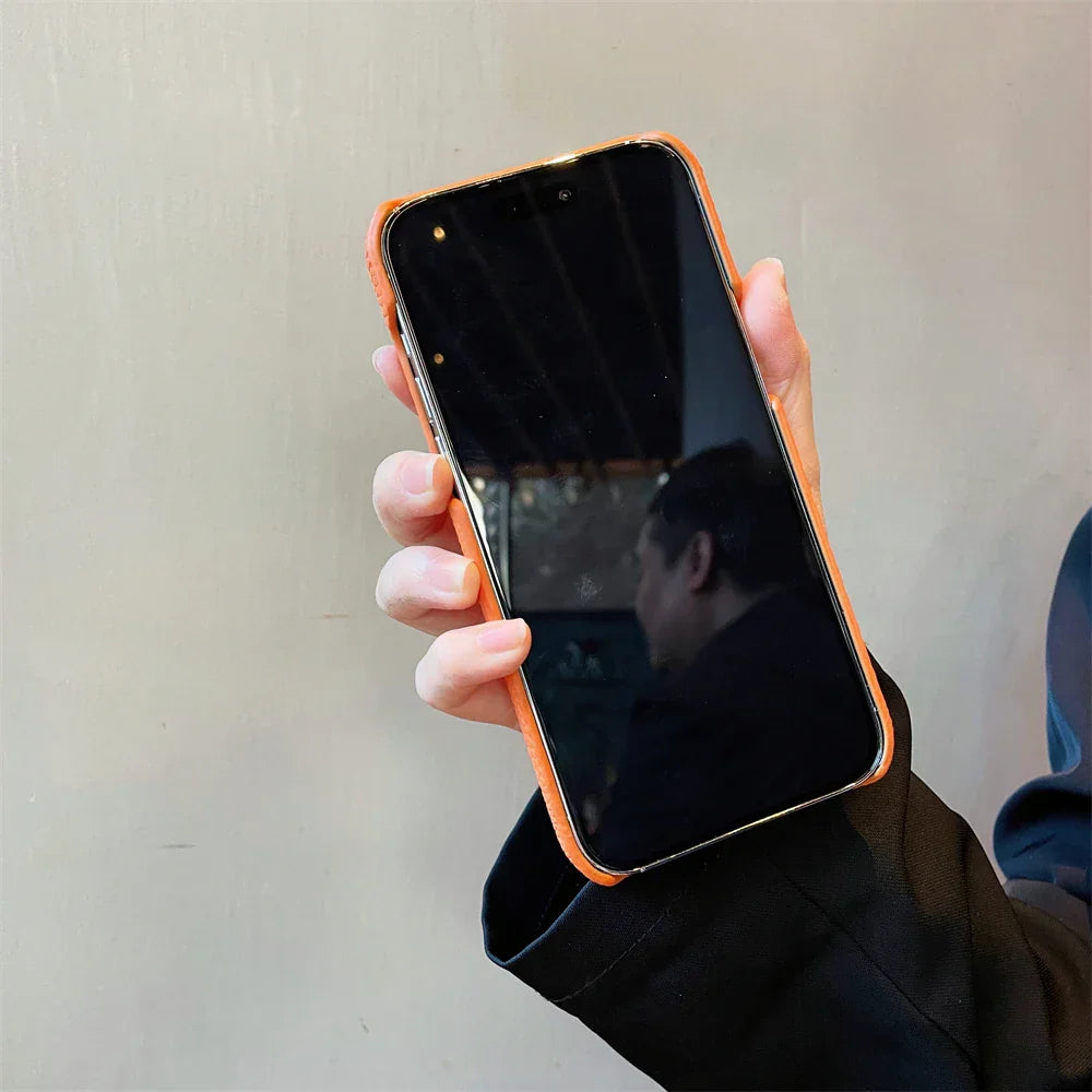 Personalisierte Namensarmband Leder Handyhülle für iPhone Cover
