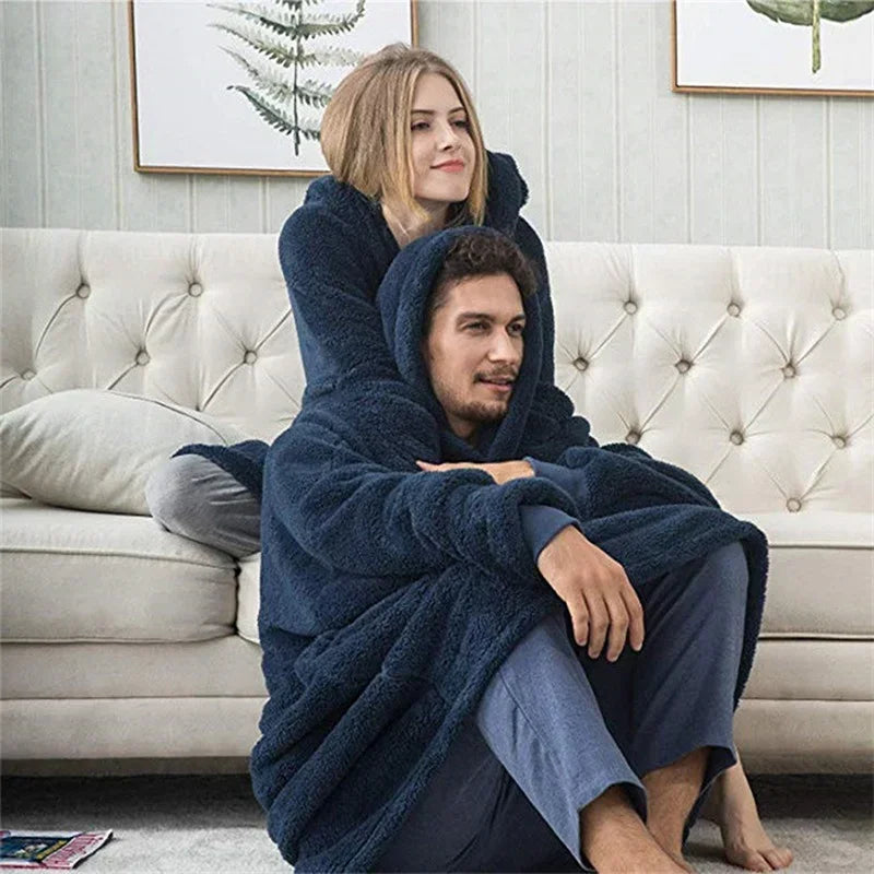 Sandsberg Fleece-Deckenpullover | Kuschelig & Bequem | Perfekt für Zuhause & Unterwegs | In vielen Farben erhältlich
