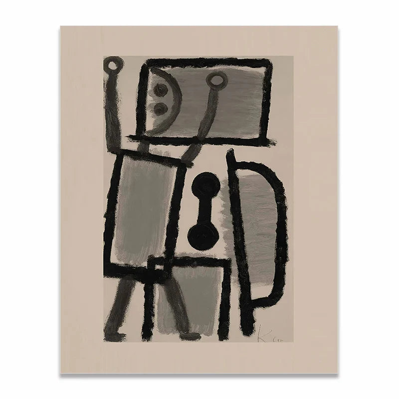 Mittelalterliche Retro-Stil Kollektion Schwarz Weiß Künstler Werke Leinwanddruck Malerei Poster Bild Wandkunst Wohnzimmer Wohnkultur