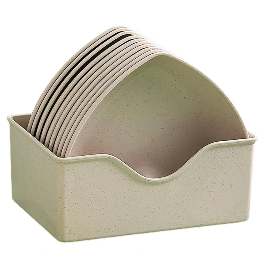 Herzförmige Snackteller Set