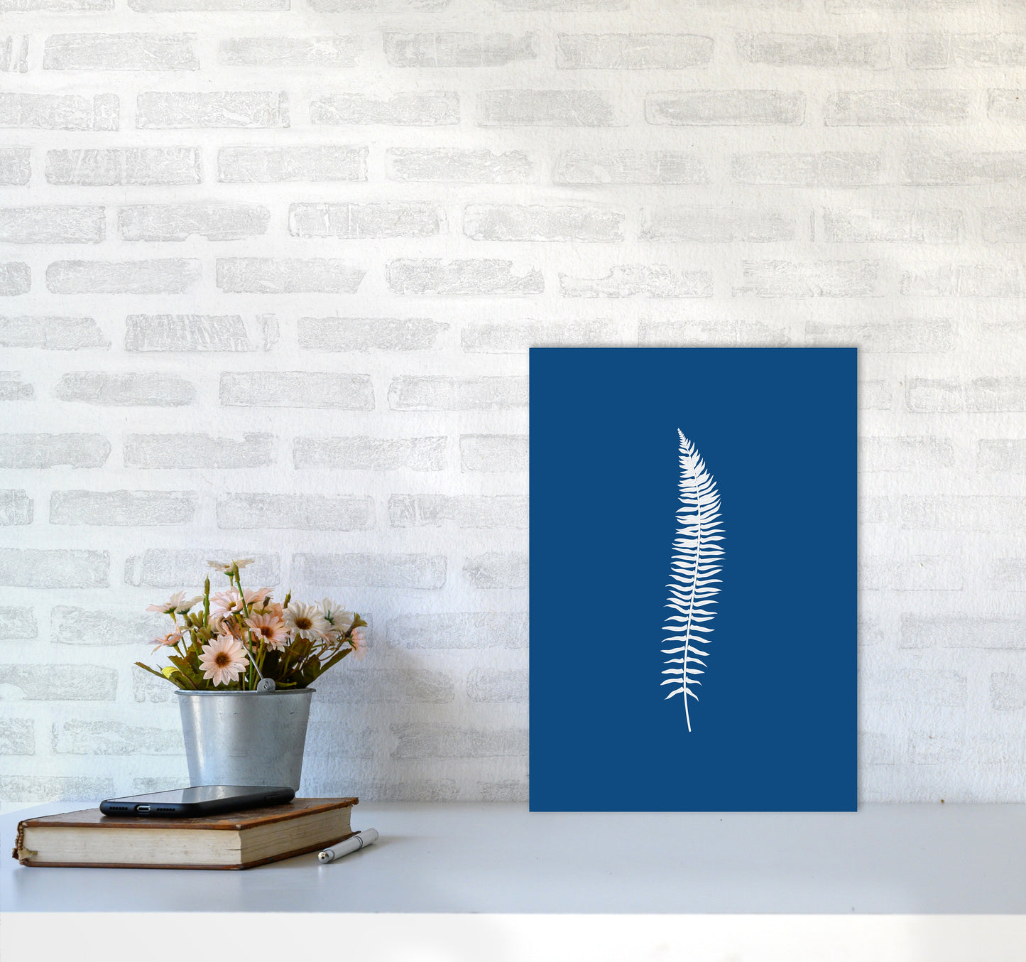 Sandsberg | Blaue Botanische I Kunstdruck