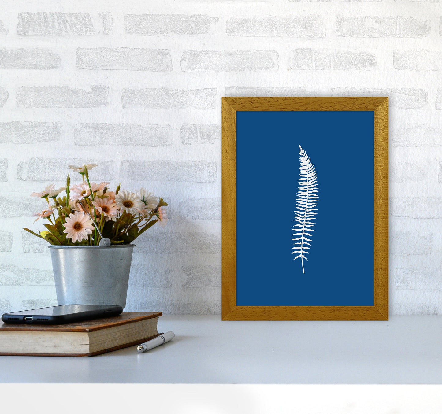Sandsberg | Blaue Botanische I Kunstdruck