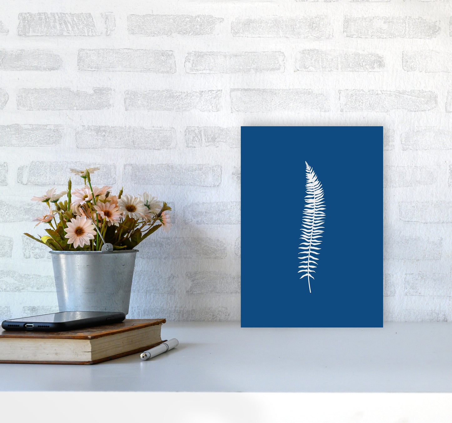 Sandsberg | Blaue Botanische I Kunstdruck