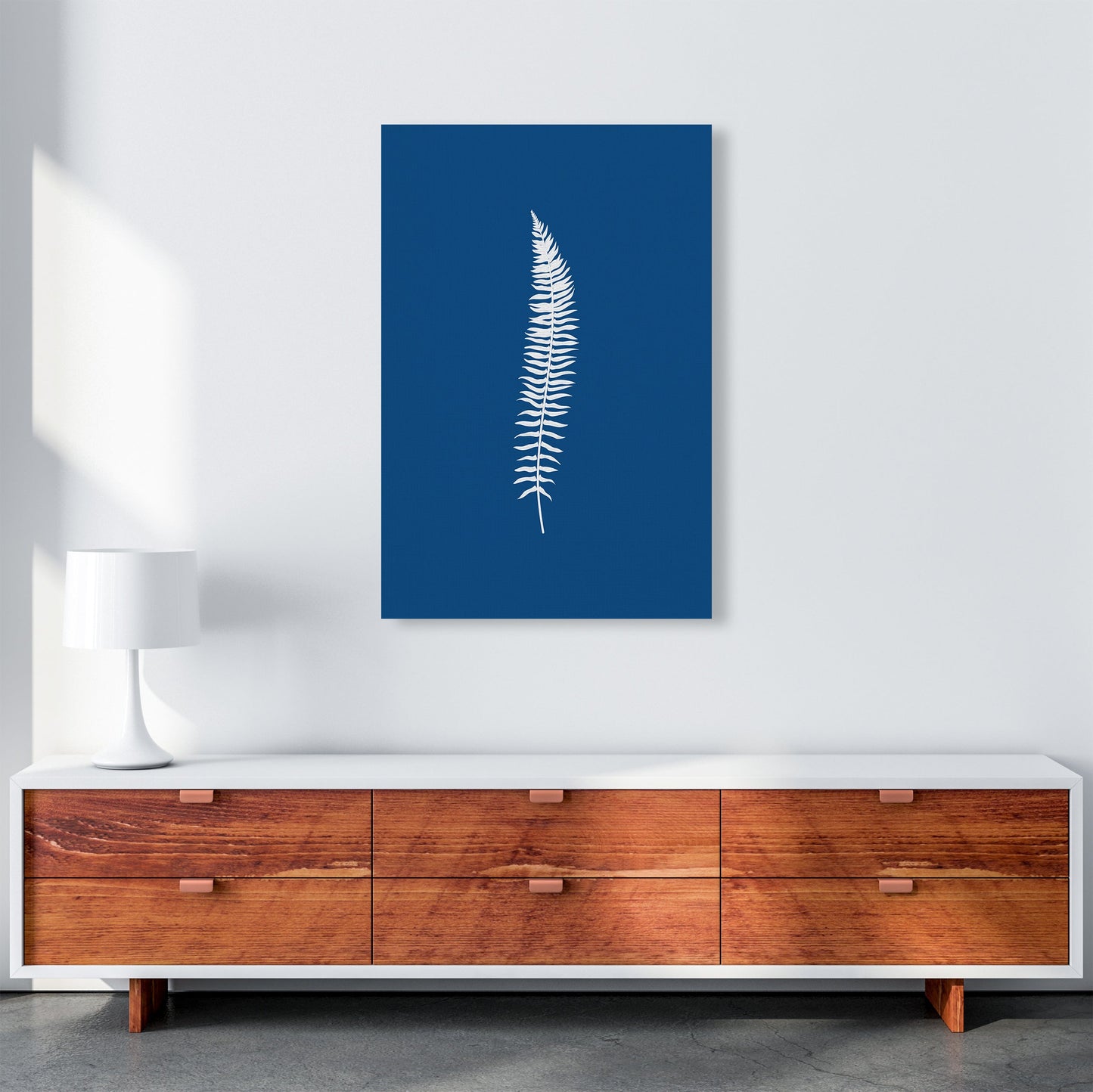 Sandsberg | Blaue Botanische I Kunstdruck