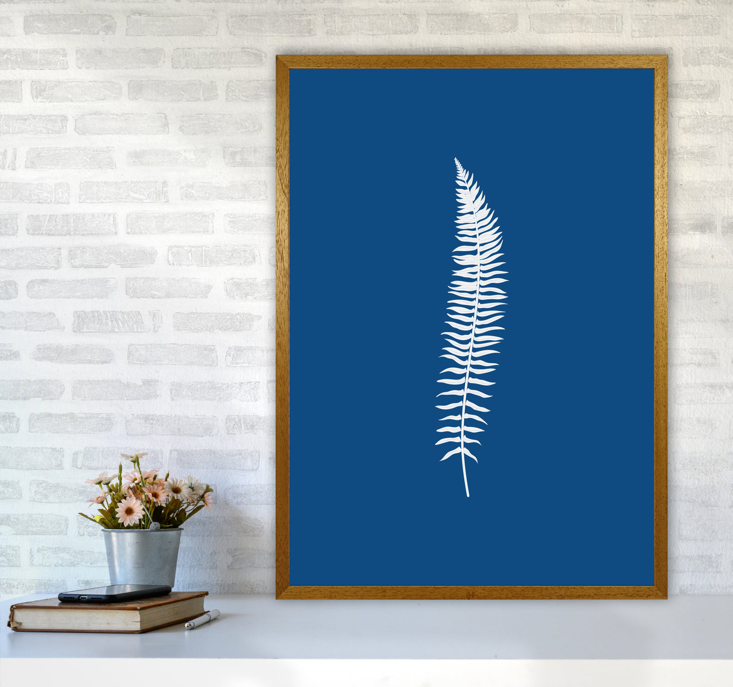 Sandsberg | Blaue Botanische I Kunstdruck