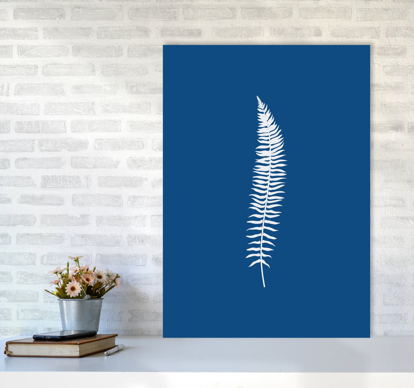 Sandsberg | Blaue Botanische I Kunstdruck