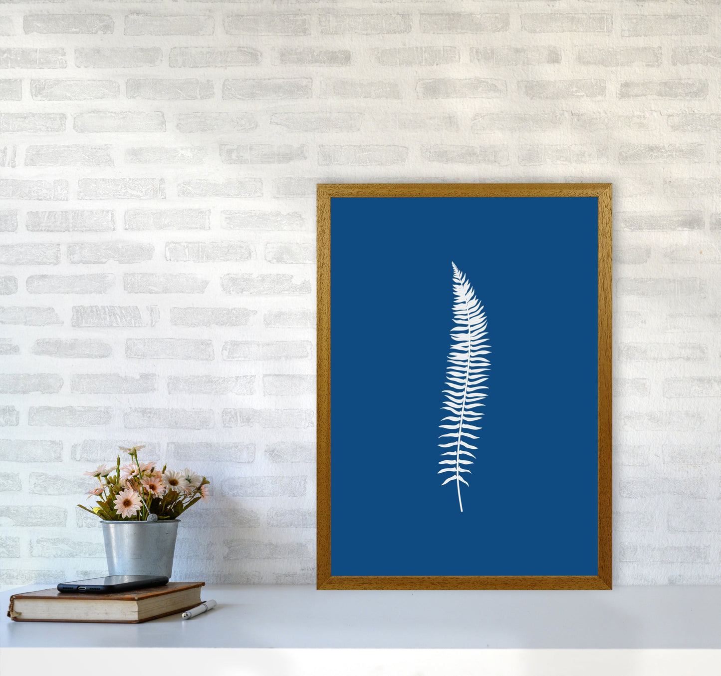 Sandsberg | Blaue Botanische I Kunstdruck