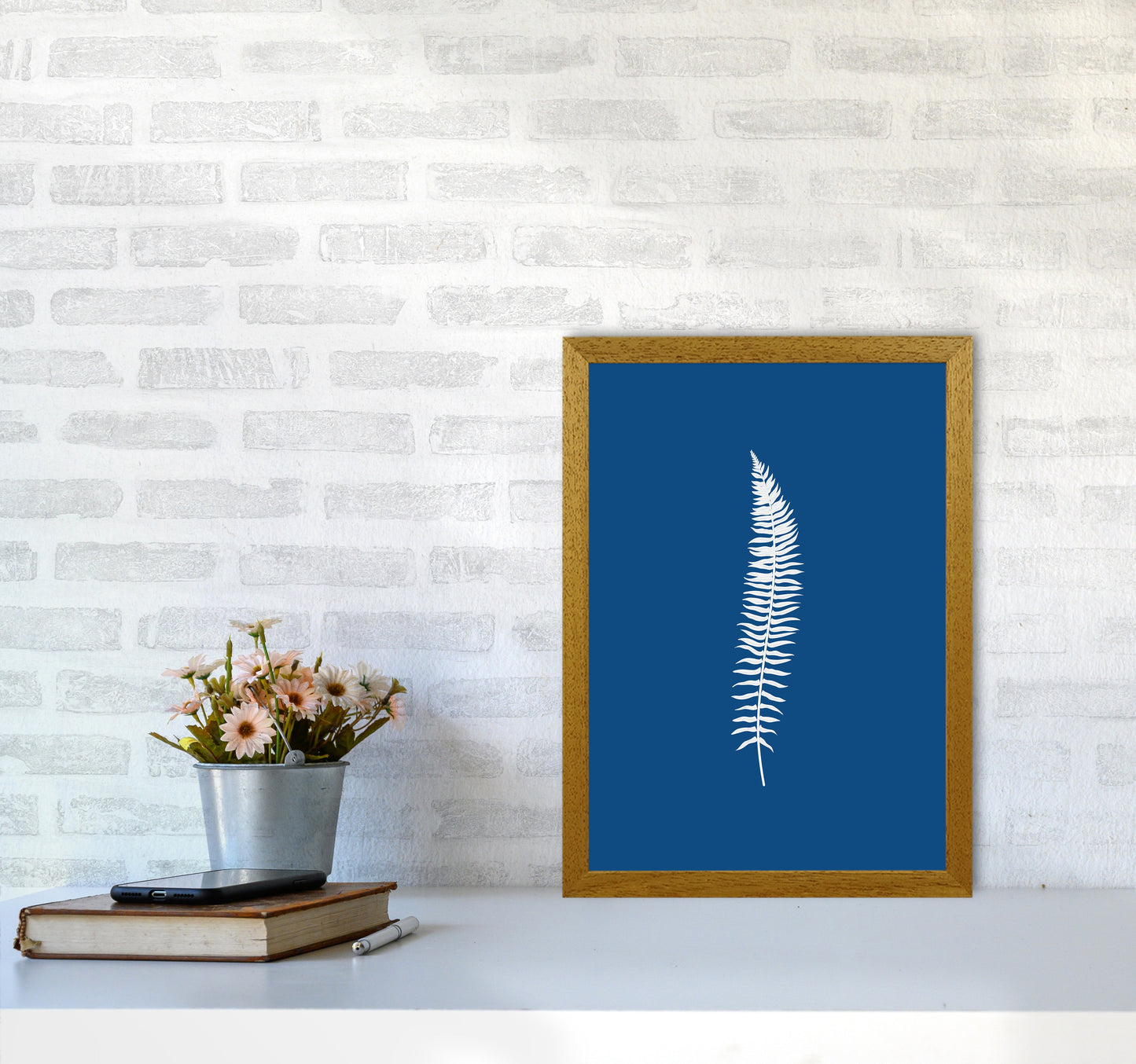 Sandsberg | Blaue Botanische I Kunstdruck