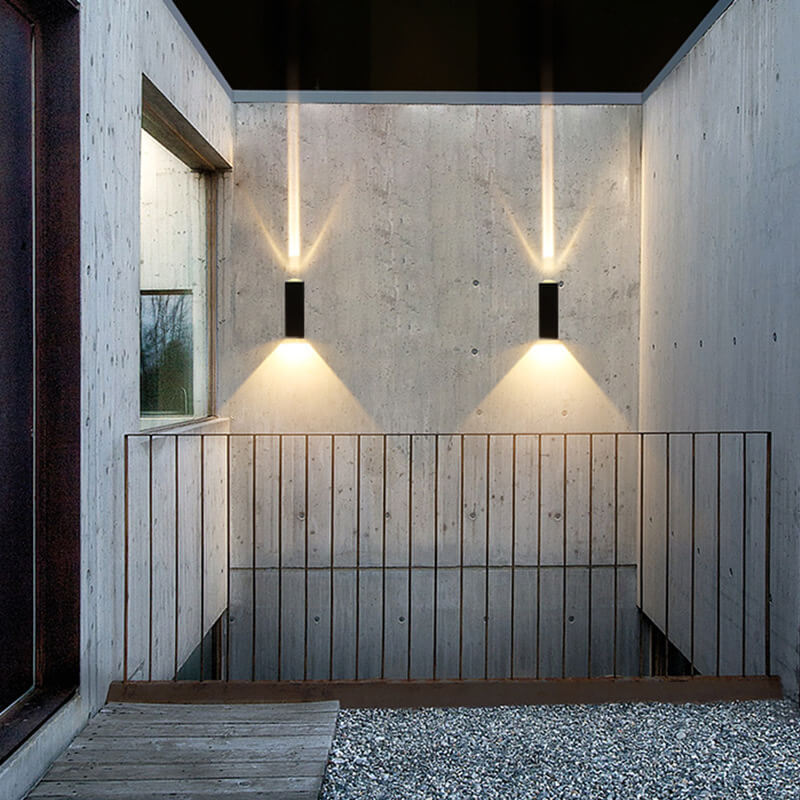 Sandsberg LED Außenwandleuchte | Wasserdicht & Modernes Design | Rechteckige Außenlampe für Haus & Garten