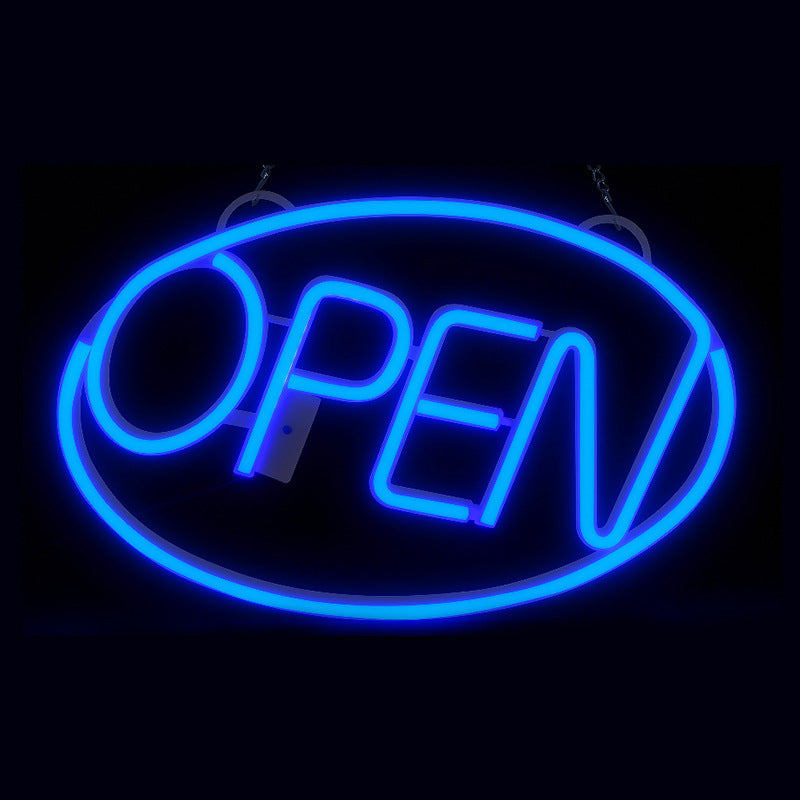 Moderne Art Deco wasserdichte PS OPEN LED Außen hängende Neon Wand sconce Lampe für Esszimmer